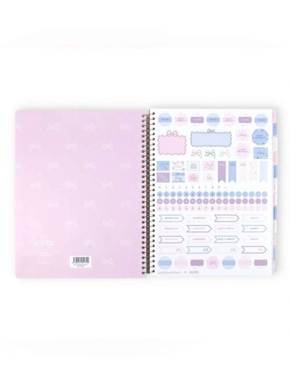 NEW LoveShackFancy Target Yoobi Everblooming Rosettes Monthly & Weekly Planner